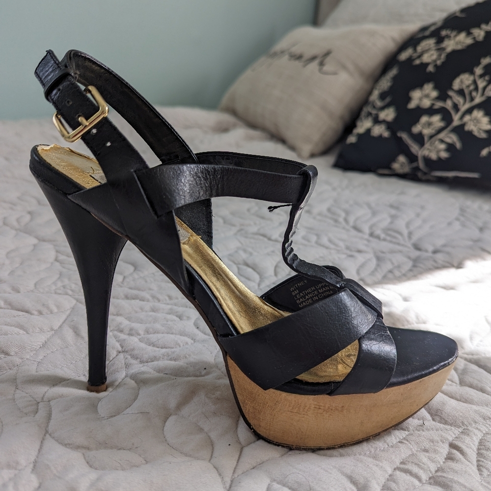 Steve Madden Black Heels